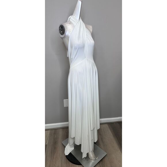 Norma Kamali Convertible Dress in Cream Small $175 - Picture 10 of 11